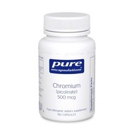 Chromium (picolinate) 500mg by Pure Encapsulations 60 capsules (Best By Date: January 2020)