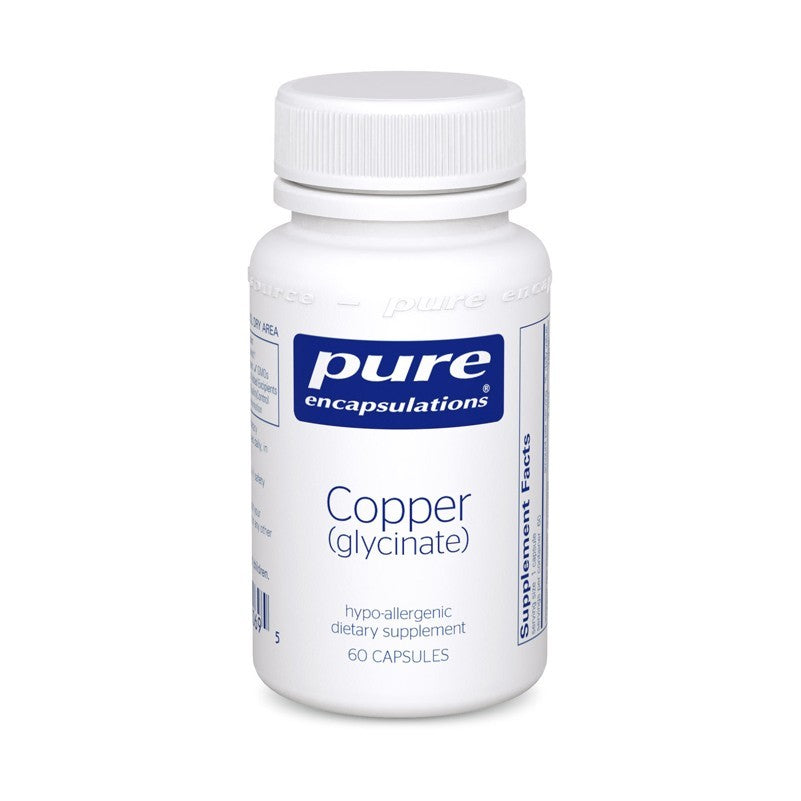 Copper (glycinate) by Pure Encapsulations 60 capsules