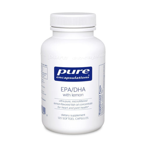 EPA/DHA with lemon 120's - Fish Oil Special - 120 capsules by Pure Encapsulations