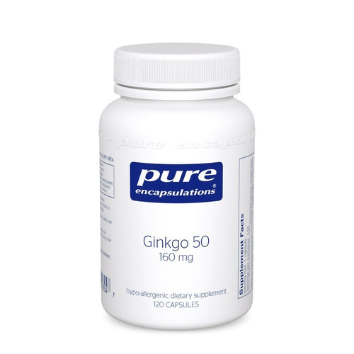 Ginkgo 50 - 160 mg. 120's - 120 capsules by Pure Encapsulations