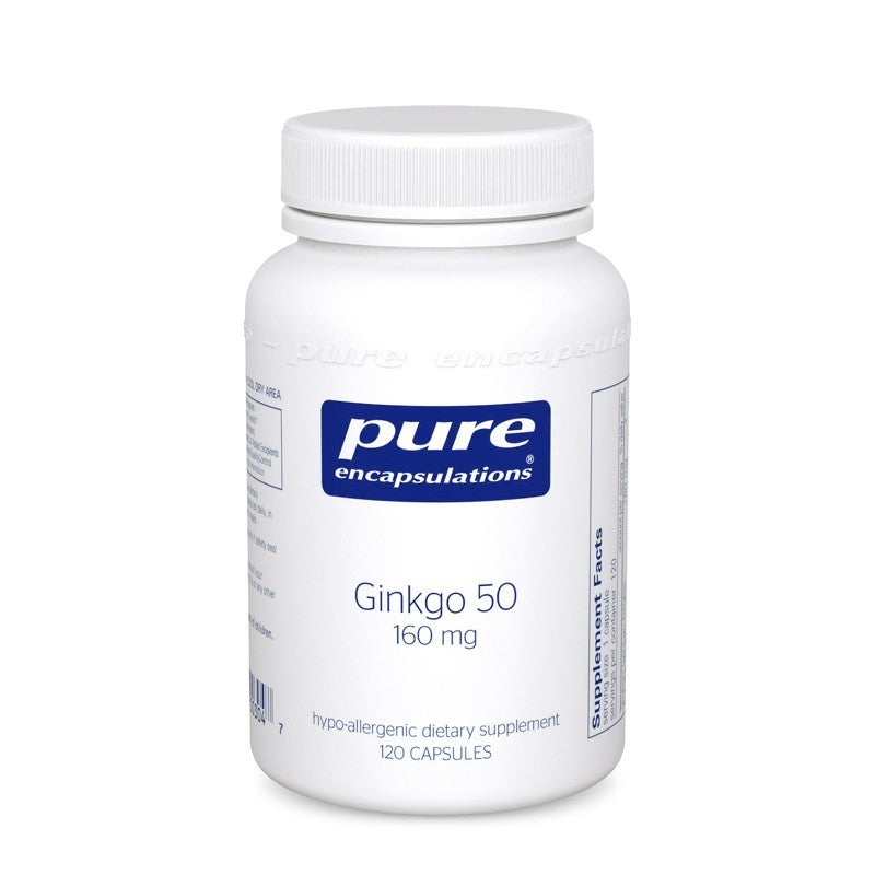 Ginkgo 50 - 160 mg. 120's - 120 capsules by Pure Encapsulations