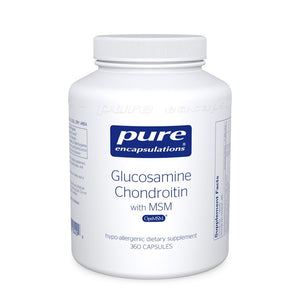 Glucosamine + Chondroitin with MSM 360's - 360 capsules by Pure Encapsulations