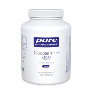 Glucosamine/MSM with joint comfort herbs 180's - 180 capsules by Pure Encapsulations