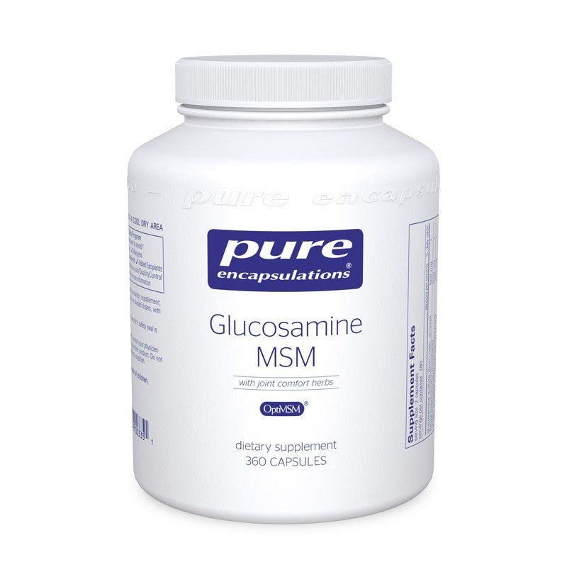 Glucosamine/MSM with joint comfort herbs 180's - 180 capsules by Pure Encapsulations