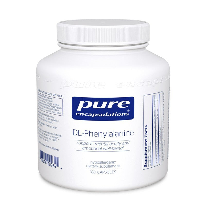 DL-Phenylalanine 90's - 90 capsules by Pure Encapsulations