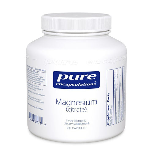 Magnesium (citrate) 180's - 180 capsules by Pure Encapsulations