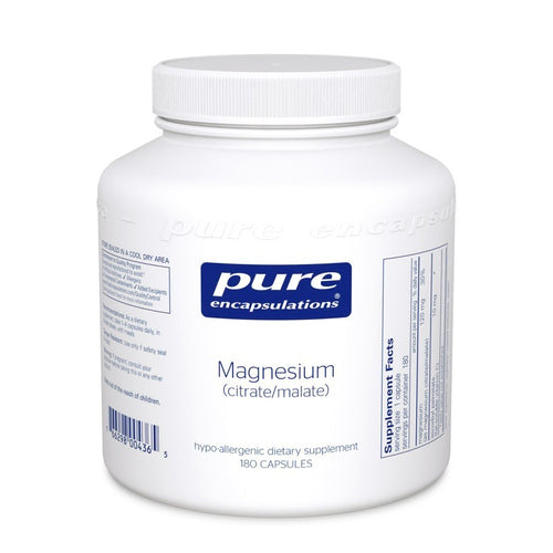 Magnesium (citrate/malate) 90's - 90 capsules by Pure Encapsulations