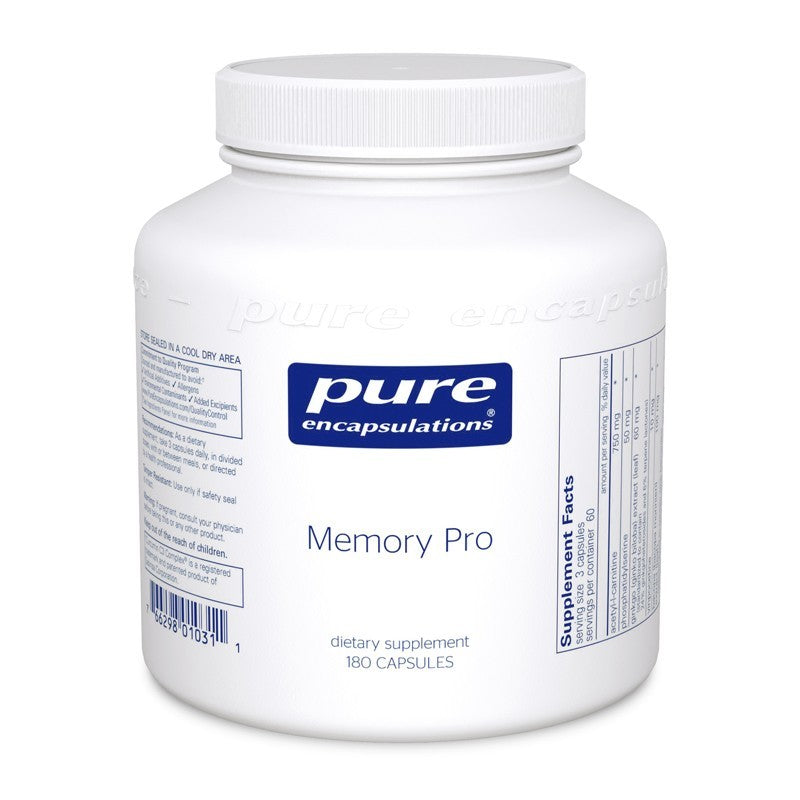 Memory Pro* 180's - 180 capsules by Pure Encapsulations