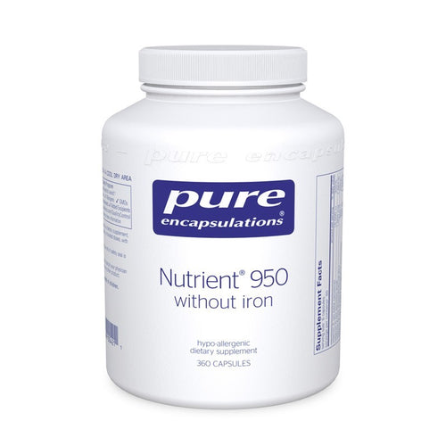 Nutrient 950® w/o Iron 360's - 360 capsules by Pure Encapsulations