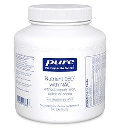 Nutrient 950® with NAC 240's - 240 capsules by Pure Encapsulations