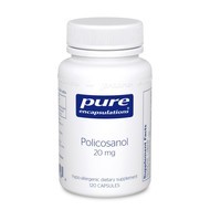 Policosanol 20 mg by Pure Encapsulations 60 capsules (Best By Date: May 2020)