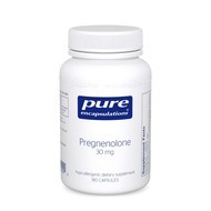 Pregnenolone 30 mg by Pure Encapsulations 180 capsules (Best By Date: April 2020)