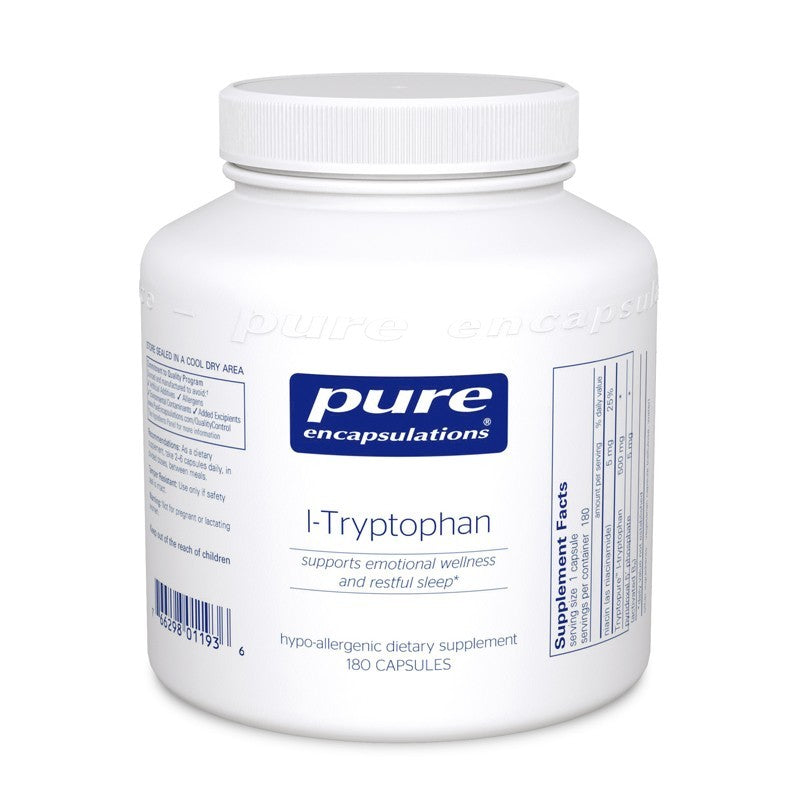 L-Tryptophan 180's - 180 capsules by Pure Encapsulations