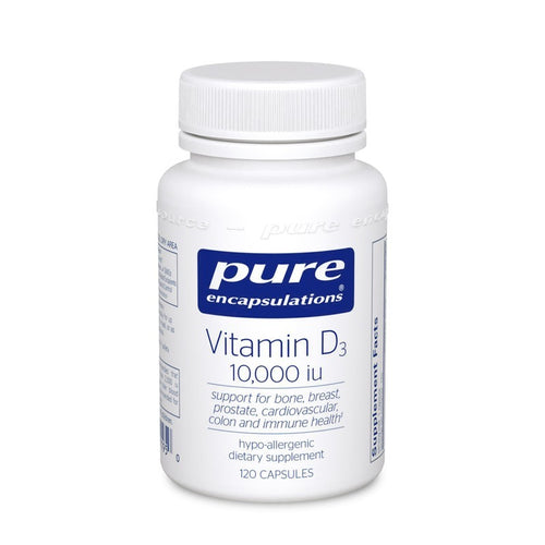 Vitamin D3 10,000 iu 120's - 120 capsules by Pure Encapsulations