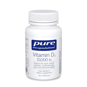 Vitamin D3 10,000 iu 120's - 120 capsules by Pure Encapsulations