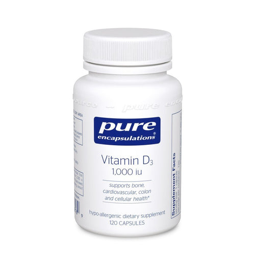 Vitamin D3 1,000 iu 250's - 250 capsules by Pure Encapsulations