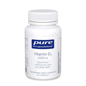 Vitamin D3 1,000 iu 60's - 60 capsules by Pure Encapsulations