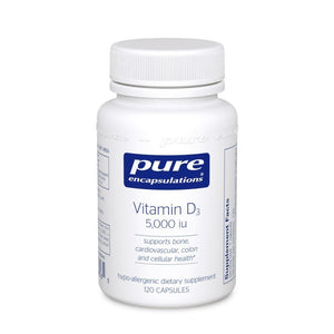 Vitamin D3 5,000 iu 250's - 250 capsules by Pure Encapsulations