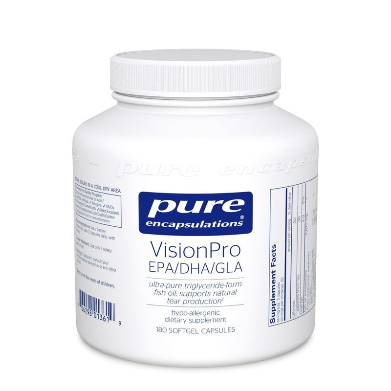 VisionPro EPA/DHA/GLA* 180's - Fish Oil Special - 180 capsules by Pure Encapsulations