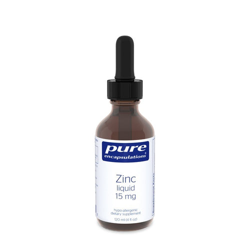 Zinc liquid 15 mg - 120 ml by Pure Encapsulations