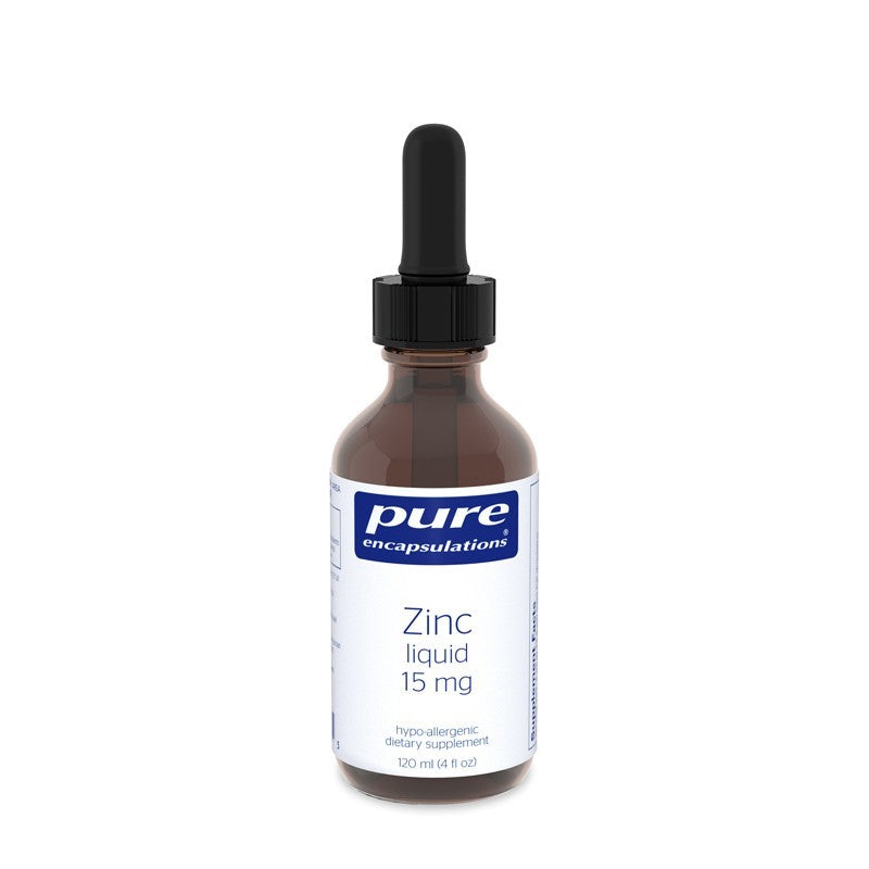 Zinc liquid 15 mg - 120 ml by Pure Encapsulations