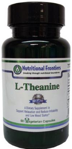 L-Theanine by Nutritional Frontiers 60 Vege Capsules