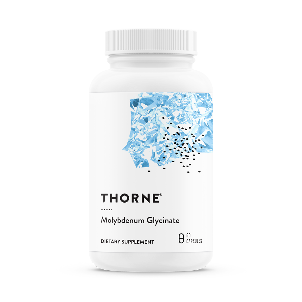 Molybdenum Glycinate by Thorne Research 1mg 60 Capsules