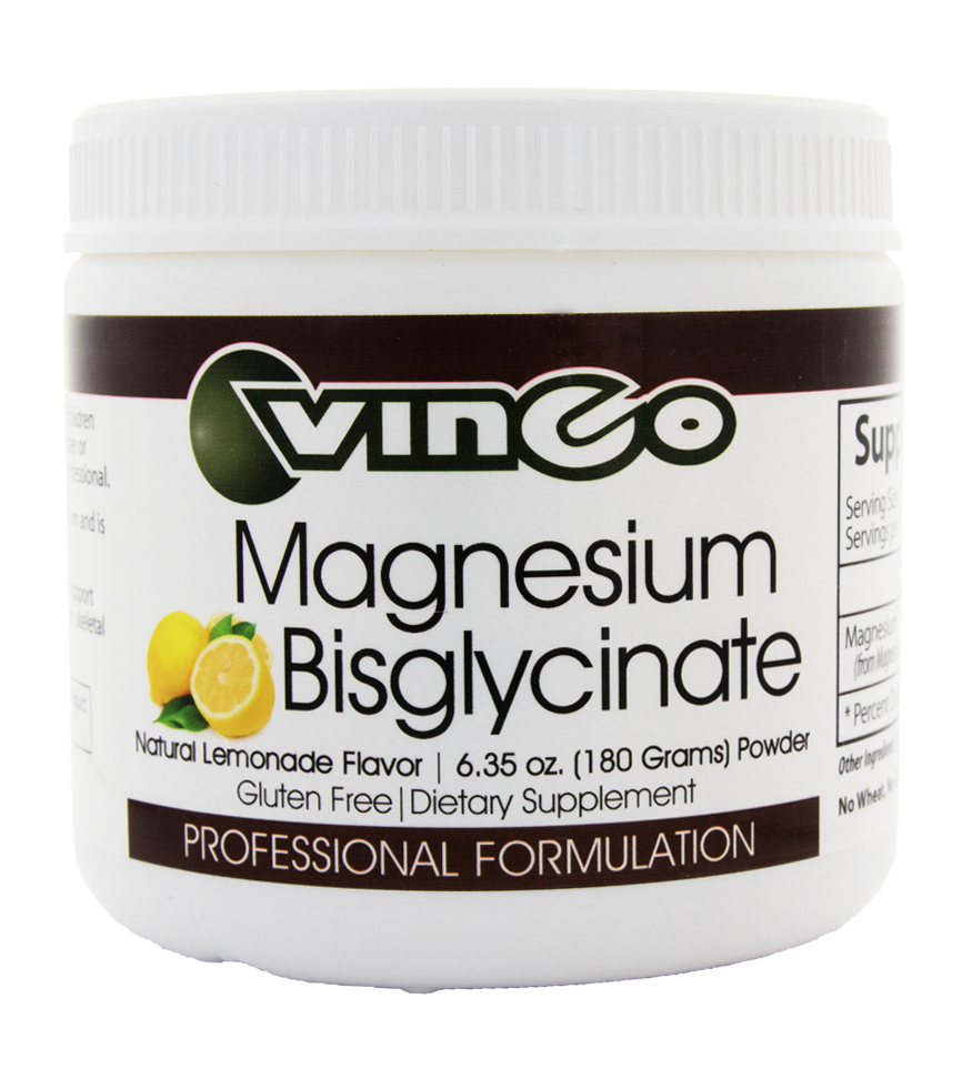 Magnesium Bisglycinate Powder (Lemonade) by Vinco