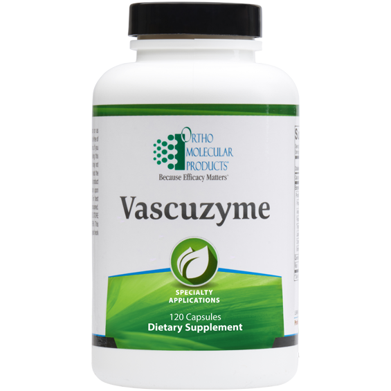 Vascuzyme 120 capsules by Ortho Molecular