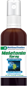 Melatonin Spray by Nutritional Frontiers 1 oz