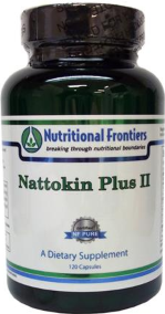 Nattokin Plus II by Nutritional Frontiers 120 Vege Capsules