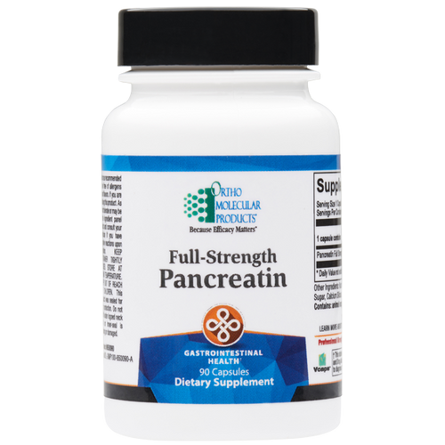 Full-Strength Pancreatin by Ortho Molecular 90 capsules