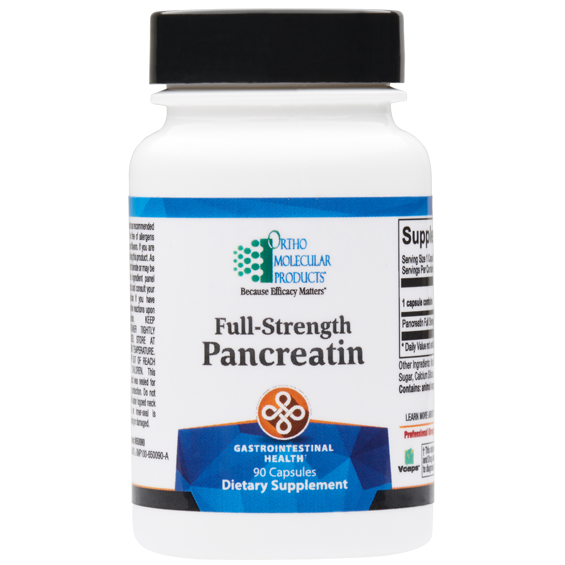 Full-Strength Pancreatin by Ortho Molecular 90 capsules