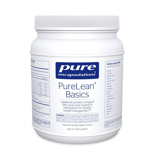 PureLean® Protein Blend Basics Vanilla Bean Flavor (with Stevia) - 500 grams by Pure Encapsulations