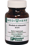 Rhodiola & Schisandra by MediHerb 40 Tablets