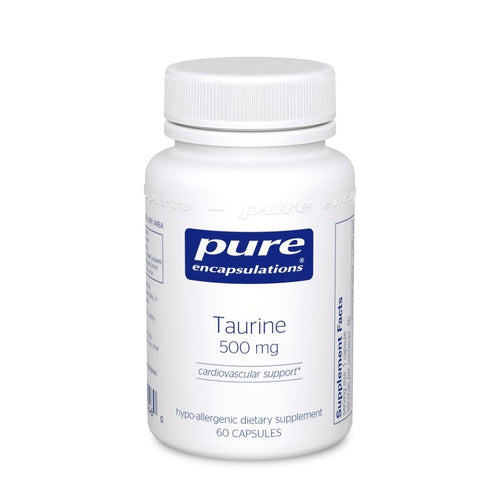 Taurine 500 mg by Pure Encapsulations 60 capsules