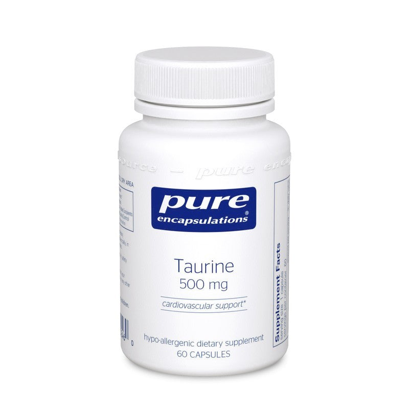 Taurine 500 mg by Pure Encapsulations 60 capsules