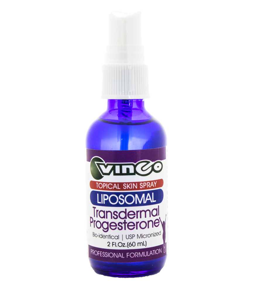 Transdermal Progesterone Spray by Vinco Liposomal Spray