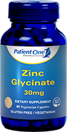 Zinc Glycinate 30 mg by Patient One